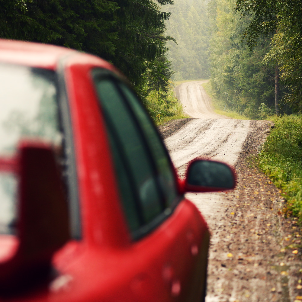 Ouninpohja, sateella tietenkin