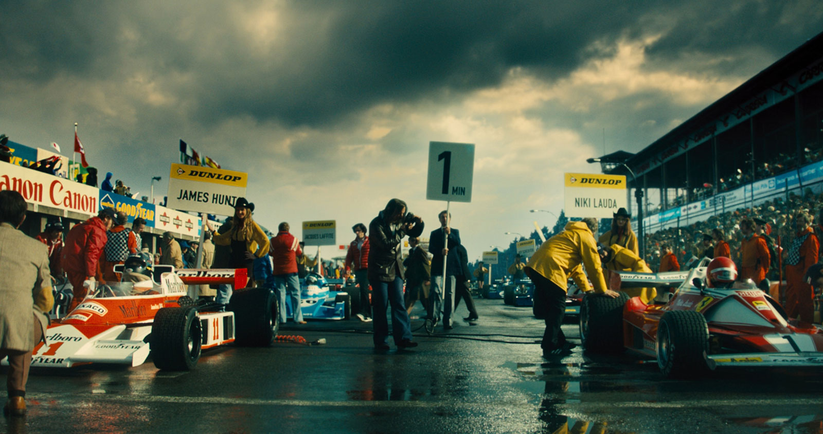 Promokuva Rush-elokuvasta