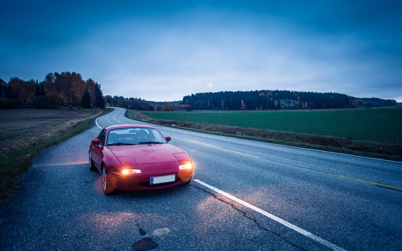 MX-5 sunnuntaiaamuna
