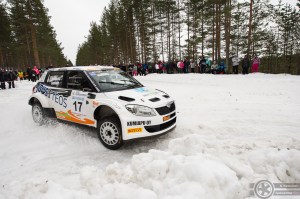 #17 Teemu Suninen / Skoda Fabia S2000. Pohjanmaa-ralli, EK3.