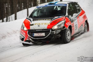 #39 Taisko Lario / Peugeot 208 R2. Pohjanmaa-ralli, EK3.