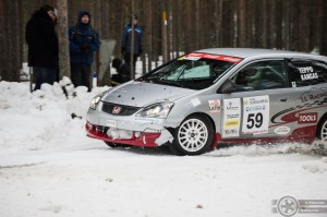 #59 Jussi Teppo / Honda Civic Type R. Pohjanmaa-ralli, EK3.