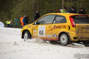#66 Asko Kujala / Ford Fiesta ST. Pohjanmaa-ralli, EK3.