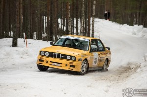 #76 Marko Mäkiniemi / BMW E30 M3. Pohjanmaa-ralli, EK3.