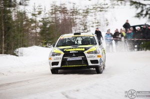 #3 Kristian Kiviniemi / Mitsubishi Lancer Evo 10. Pohjanmaa-ralli EK4