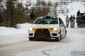 #12 Inessa Tushkanova / Mitsubishi Lancer Evo 10. Pohjanmaa-ralli EK4