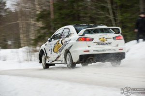#12 Inessa Tushkanova / Mitsubishi Lancer Evo 10. Pohjanmaa-ralli EK4