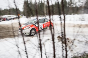 #39 Taisko Lario / Peugeot 208 R2. Pohjanmaa-ralli, EK4.