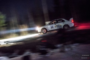 #20 Timo Mäenpää / Mitsubishi Lancer Evo 6. Pohjanmaa-ralli, EK1.