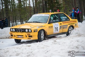 #76 Marko Mäkiniemi / BMW E30 M3. Pohjanmaa-ralli, EK3.