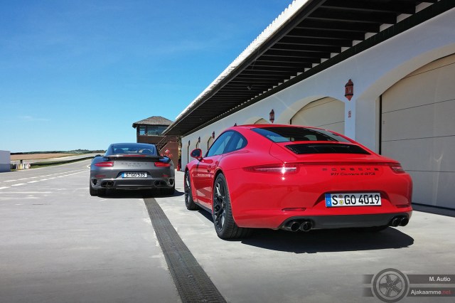 Rataa kierrettiin turva-autona toimineen 911 Turbo S:n perässä